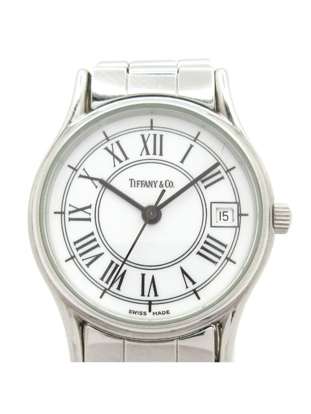 Tiffany & Co Watch Classic Round SS White